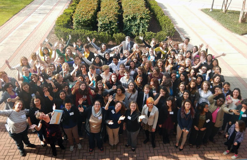 Participants at the 2015 APS Conference for Undergraduate Women in Physics at the University of Texas Brownsville