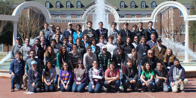 All Zone 10 attendees pose for a photo on Saturday.
