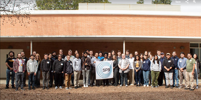 Attendees at the SPS Zone 18 Meeting at Cal Poly Pomona gather for a picture before lunch.