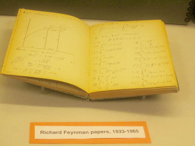Richard Feynman's calculus notebook! 