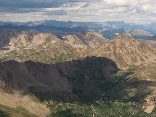 Mt. Elbert, Rocky Mountains, 14440 ft