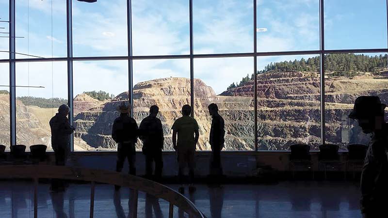 Visitors take a break from science to enjoy the view.  Photos courtesy of Lisa McDonald