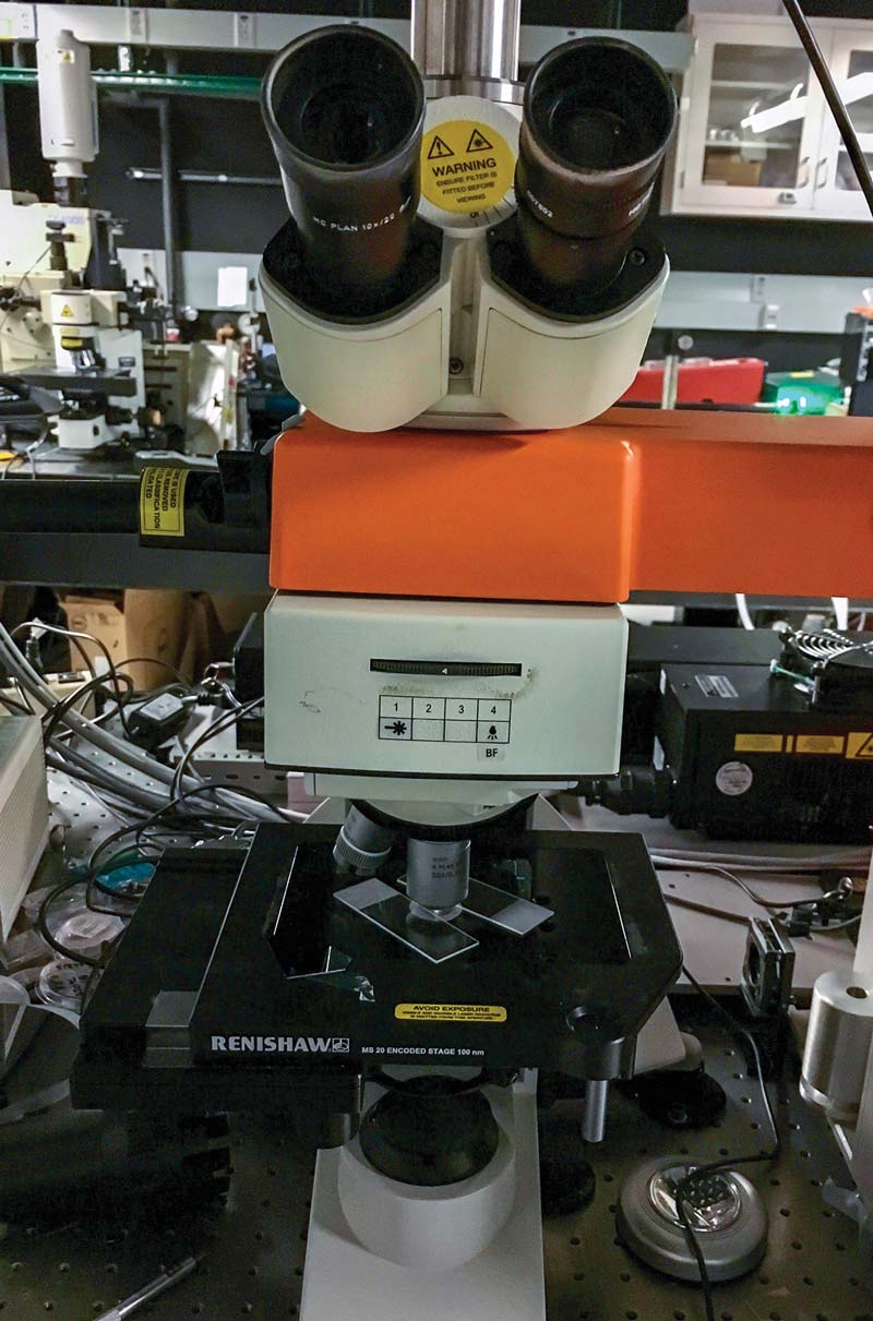 Raman Spectrometer in Hight Walker Lab at NIST.