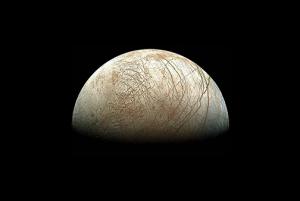 A funny thought occurred to me--perhaps we've already seen the first signs of life on Europa. Photo courtesy of NASA/JPL/Ted Stryk.