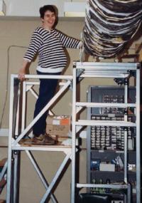 Me as a graduate student at MIT (and soon-to-be mom). My research involved x-ray instrumentation for NASA missions and the study of supernova remnants. 