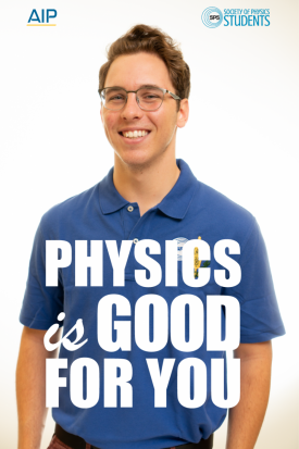 &quot;Physics is Good for You&quot; promotional poster proposal starring Michael Welter and his &quot;Physics is Good for You&quot; design.