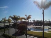 View of the bay and Long Beach from outside the convention center. Photo by Joe Zalesky.