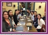 Dr. Nai Chang Yeh (third from left) at dinner with attendees. Photo courtesy of Azucena Yzquierdo