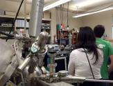 Students touring the Astrophysical Ice Lab