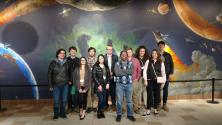 Attendees at the meeting visited the Longway Planetarium in Flint, MI to watch a show about stars.