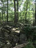 The ruins of the old Capitol building in Rock Creek Park.