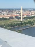 The Washington Monumet as seen from my airpline flying into D.C.
