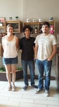 Ana, Francisco, and Francisco... Physicists from Mexico!!!