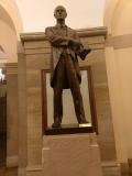 Statue of Charles Aycock in the Capitol Crypt. He attended UNC-Chapel Hill