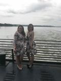 Brigette and I on the boat cruise.