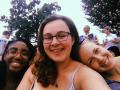 Krystina, Amanda, and I at the Fourth of July concert