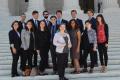The SPS intern cohort on the steps of the Supreme Court.