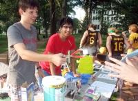College of Wooster Physics Club members at Scot Spirit Day 2013.